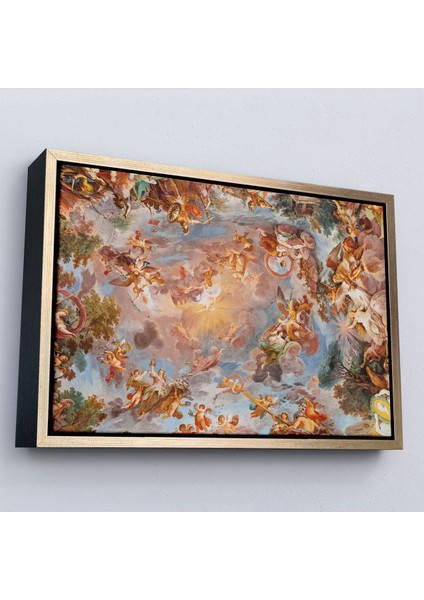 Çerçeveli Roma Italya Villa Borghese'nin Galleria Borghese Fresk TABLOSU-7272 modelleri