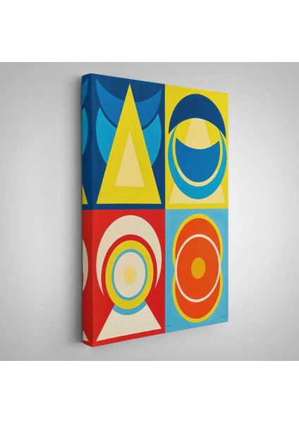 Çerçeveli Auguste Herbin - Lune I TABLO-7358