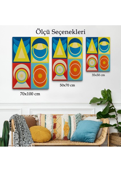 Çerçeveli Auguste Herbin - Lune I TABLO-7358