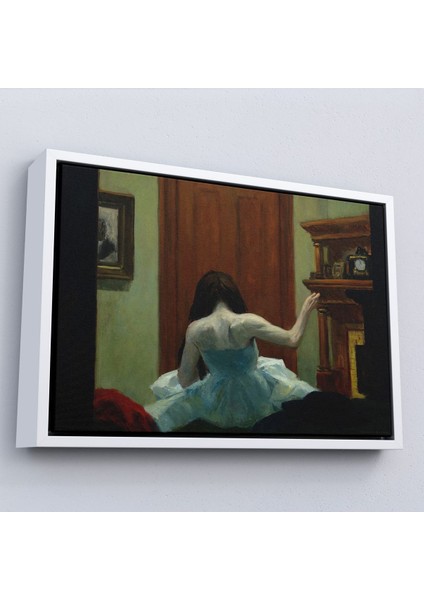 Çerçeveli Edward Hopper - New York Interior TABLO-7105