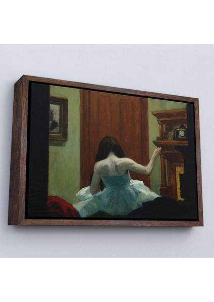 Çerçeveli Edward Hopper - New York Interior TABLO-7105 fiyatları