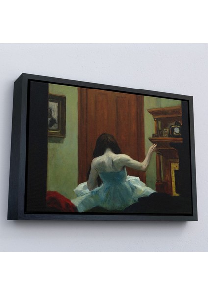 Çerçeveli Edward Hopper - New York Interior TABLO-7105 fırsatları