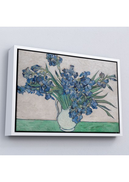 Çerçeveli Vincent Van Gogh - Süsen Çiçeği Tablo - IRISES-7183