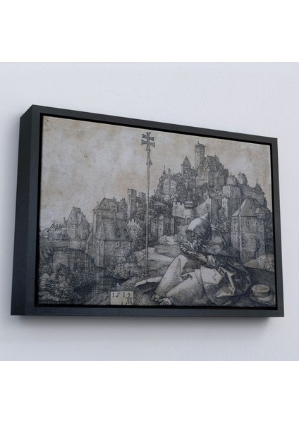 Çerçeveli Albrecht Durer - Büyük Aziz Anthony TABLO-7122 modelleri