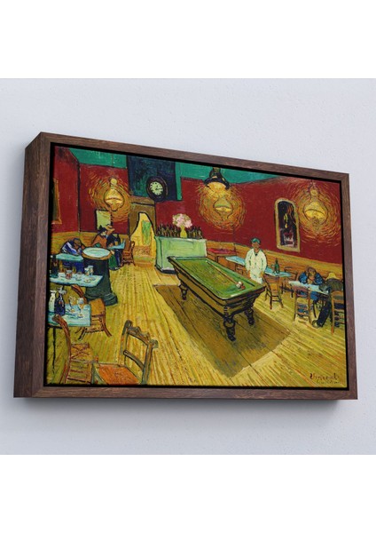 Çerçeveli Vincent Van Gogh - Gece Kahvesi Tablosu - The Night CAFE-7161