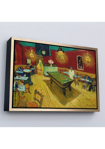 Çerçeveli Vincent Van Gogh - Gece Kahvesi Tablosu - The Night CAFE-7161 fiyatları