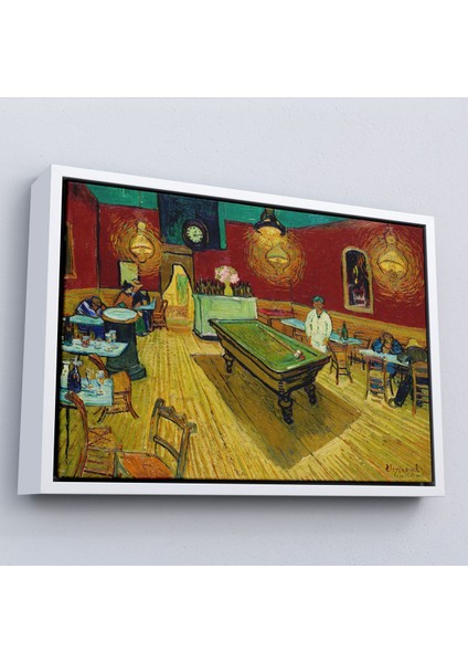Çerçeveli Vincent Van Gogh - Gece Kahvesi Tablosu - The Night CAFE-7161 fırsatları