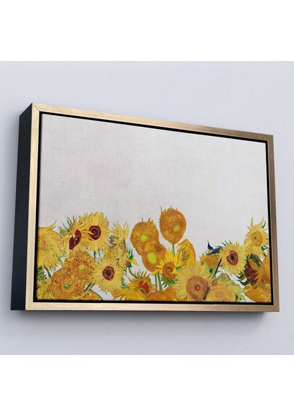 Çerçeveli Vincent Van Gogh - Ayçiçekleri TABLO-7149
