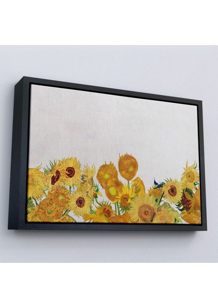 Çerçeveli Vincent Van Gogh - Ayçiçekleri TABLO-7149