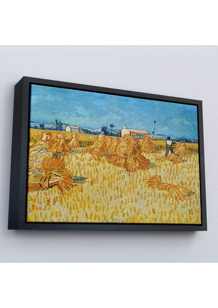 Çerçeveli Vincent Van Gogh Provence'te Hasat TABLO-7148 modelleri