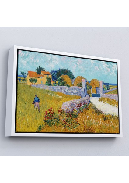 Çerçeveli Vincent Van Gogh Provence’de Çiftlik Evi TABLO-7168 fırsatları