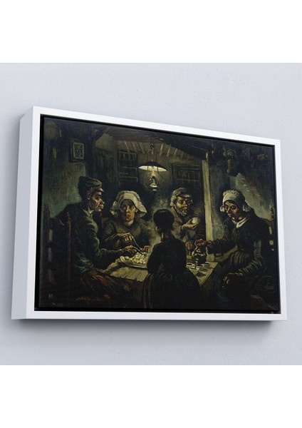 Çerçeveli Vincent Van Gogh Patates Yiyenler Tablo - The Potato Eaters BY-7169