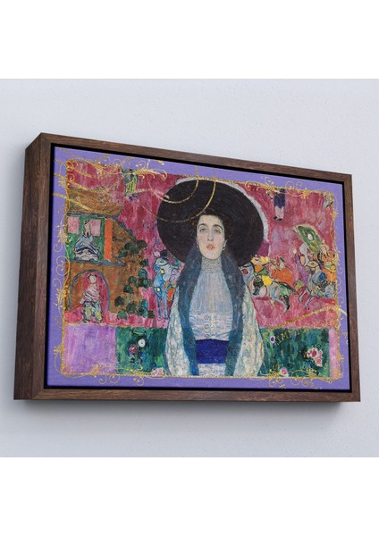 Çerçeveli Gustav Klimt - Adele Bloch TABLO-7086