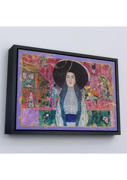 Çerçeveli Gustav Klimt - Adele Bloch TABLO-7086 modelleri