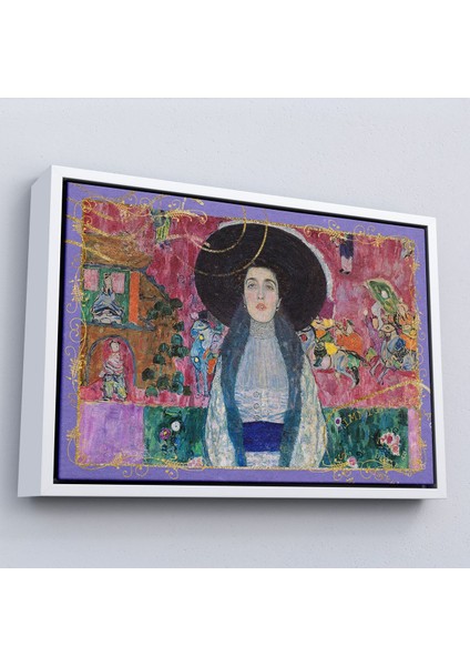 Çerçeveli Gustav Klimt - Adele Bloch TABLO-7086 fırsatları