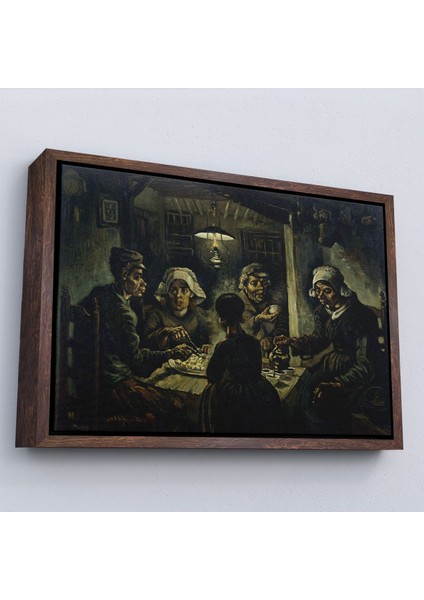 Çerçeveli Vincent Van Gogh Patates Yiyenler Tablo - The Potato Eaters BY-7169 fiyatları