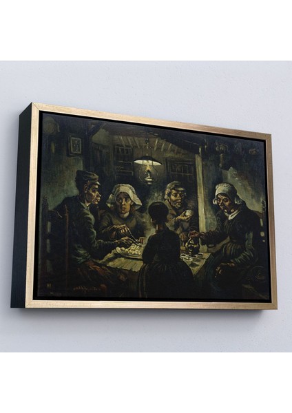 Çerçeveli Vincent Van Gogh Patates Yiyenler Tablo - The Potato Eaters BY-7169 modelleri
