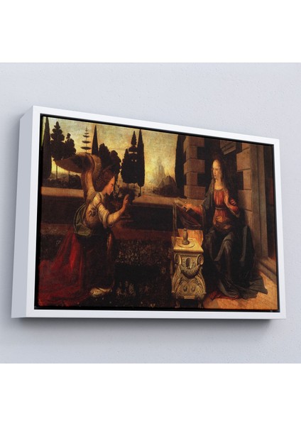 Çerçeveli Leonardo Da Vinci - Duyuru Tablo - ANNUNCIATION-7096 fırsatları