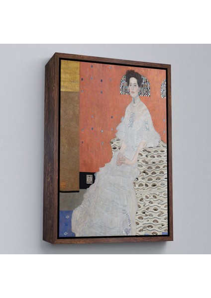 Çerçeveli Gustav Klimt - Fritza Riedler'in Portre TABLO-7306 fiyatları