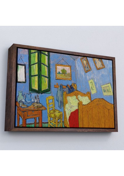 Çerçeveli Vincent Van Gogh - Arles'ta Yatak Odası Tablosu - Bedroom In ARLES-7160 fiyatları