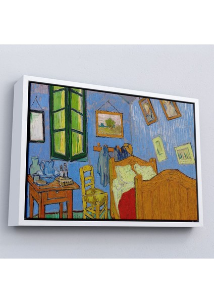 Çerçeveli Vincent Van Gogh - Arles'ta Yatak Odası Tablosu - Bedroom In ARLES-7160 fırsatları