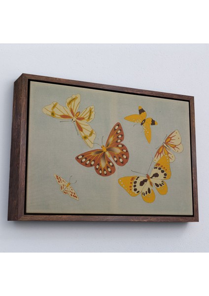 Çerçeveli Vintage Japon Kelebeği TABLOSU-7040 fiyatları