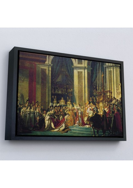 Çerçeveli Jacques-Louis David - Napolyon'un Taç Giyme Töreni TABLO-7082