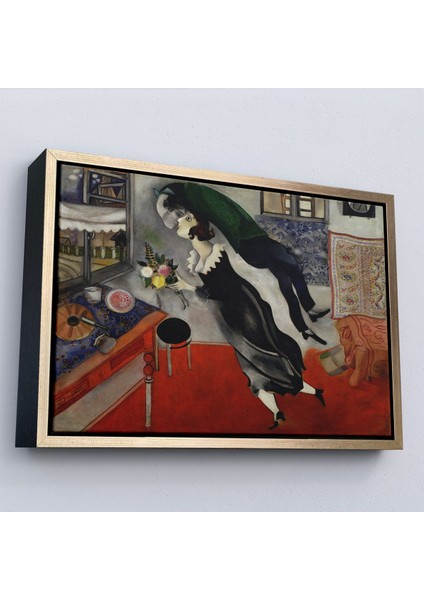 Çerçeveli Marc Chagall - Birthday Doğum Günü TABLOSU-7057