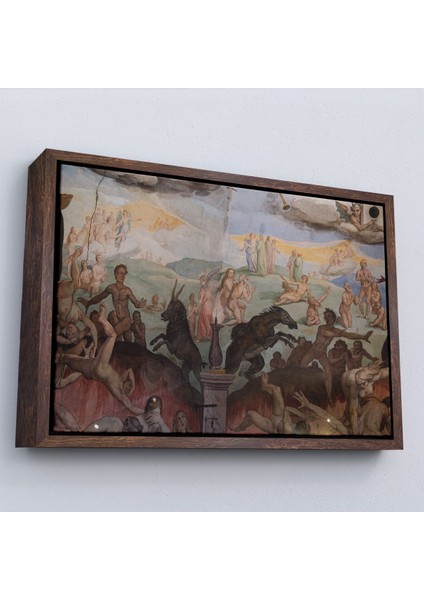 Çerçeveli Giotto - Çan Kulesinin Tavan Resmi TABLO-7117