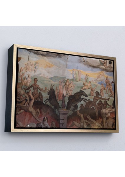Çerçeveli Giotto - Çan Kulesinin Tavan Resmi TABLO-7117