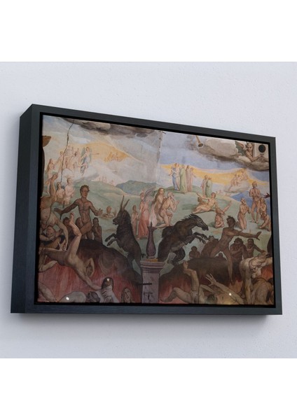 Çerçeveli Giotto - Çan Kulesinin Tavan Resmi TABLO-7117