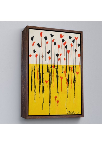 Çerçeveli Alexander Calder - Damlalar Tablo - DROPS-7285