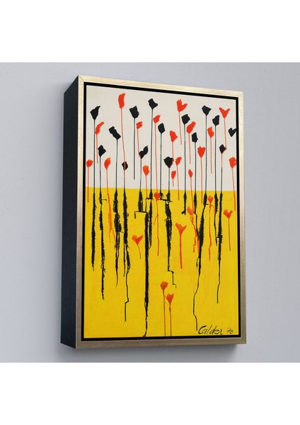 Çerçeveli Alexander Calder - Damlalar Tablo - DROPS-7285