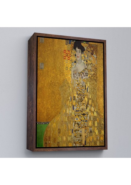 Çerçeveli Gustav Klimt - Adele Bloch-Bauer I'in Portre TABLOSU-7378