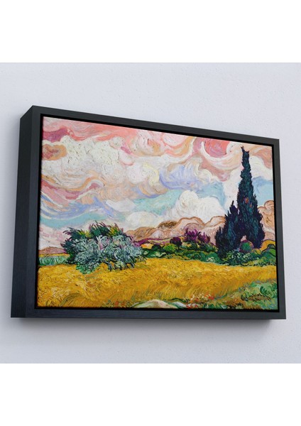Çerçeveli Vincent Van Gogh - Buğday Tarlası TABLO-7150 modelleri