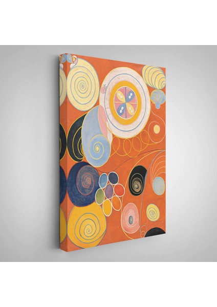 Çerçeveli Hilma Af Klint - Gençlik TABLOSU-7314