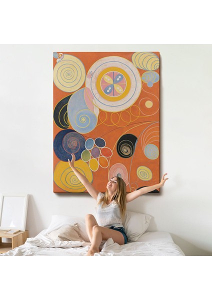 Çerçeveli Hilma Af Klint - Gençlik TABLOSU-7314 indirimleri
