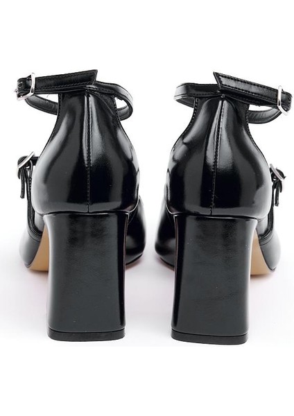 Çift Bantlı Kadın Topuklu Abiye Ayakkabı fırsatları