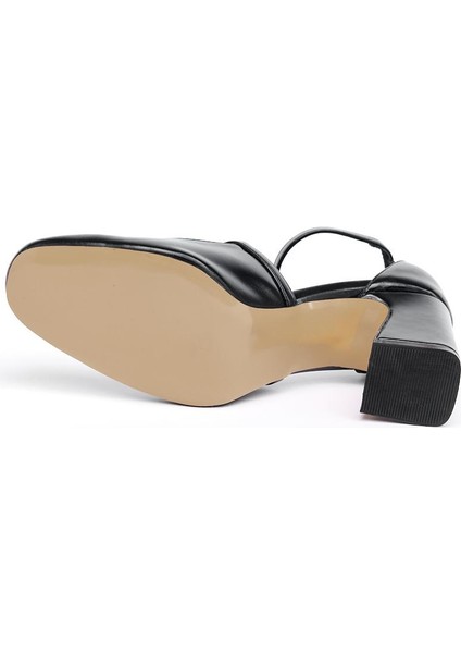 Çift Bantlı Kadın Topuklu Abiye Ayakkabı indirimleri