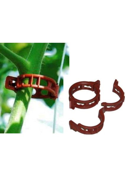 Bitki Sebze Çiçek Tutturma Mandalı Klips (200 Adet)