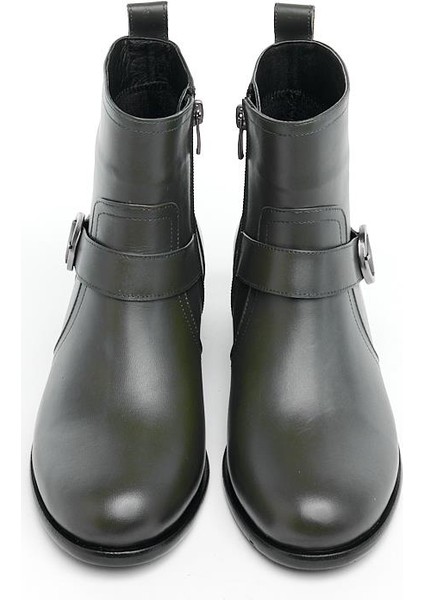 Hakiki Deri Fermuarlı Kadın Bot modelleri