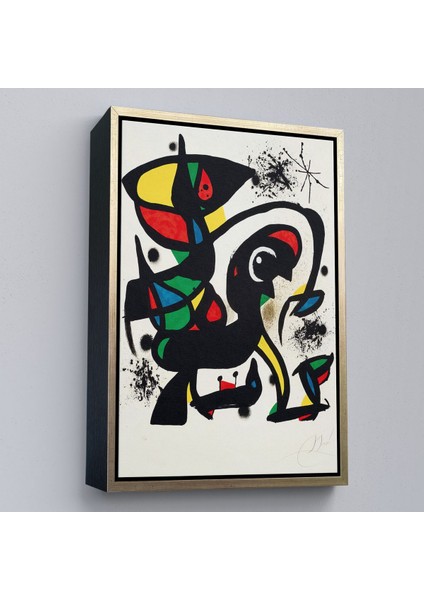 Çerçeveli Joan Miro - Acıtmadan Vurun TABLOSU-8096 modelleri