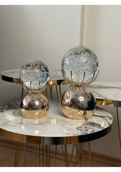 Altın renkli metal ahtapot küre dekoratif süs, ev ve hediye seçeneği fiyatları