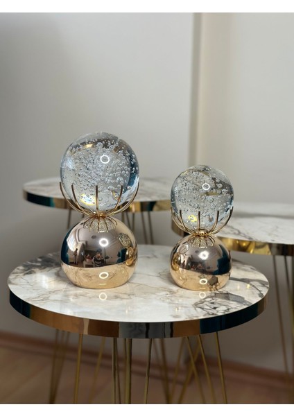 Altın renkli metal ahtapot küre dekoratif süs, ev ve hediye seçeneği fırsatları