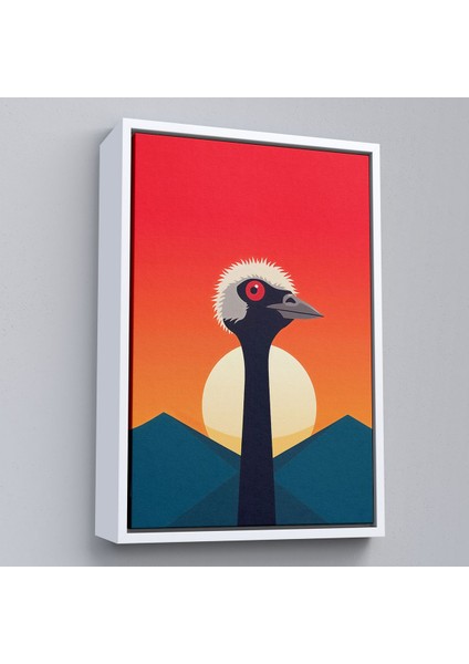 Çerçeveli Minimal Devekuşu TABLO-7652