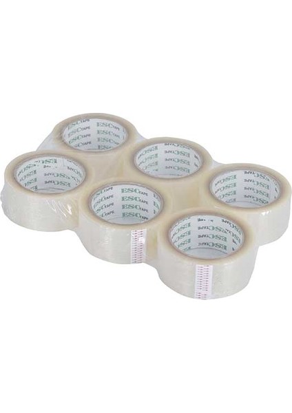 45X100 Holtmelt Bant -48 Adet- Kendiliğinden Kopan - Yapışkan Bant - Kargo Paketleme- Koli Paketleme - Şeffaf Bant- Kutumarketim