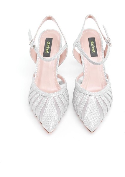 Bilekten Bantlı Kadın Abiye Topuklu Ayakkabı modelleri