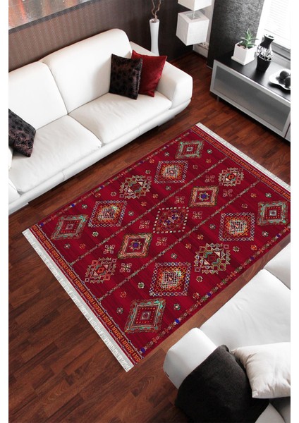 Homier Westa Kalitesi Yıkanabilir Kaymaz Taban Kilim ve Yolluk H-OT-4235