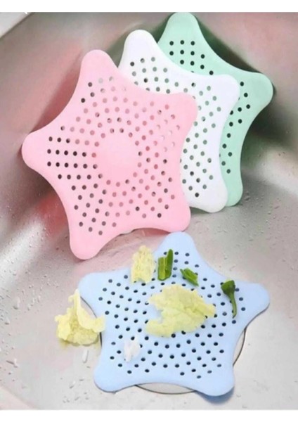 Rose Yıldız Lavabo Süzgeç Lavabo Küvet Süzgeci 16 cm