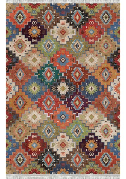 Homier Westa Kalitesi Yıkanabilir Kaymaz Taban Kilim ve Yolluk H-OT-4260